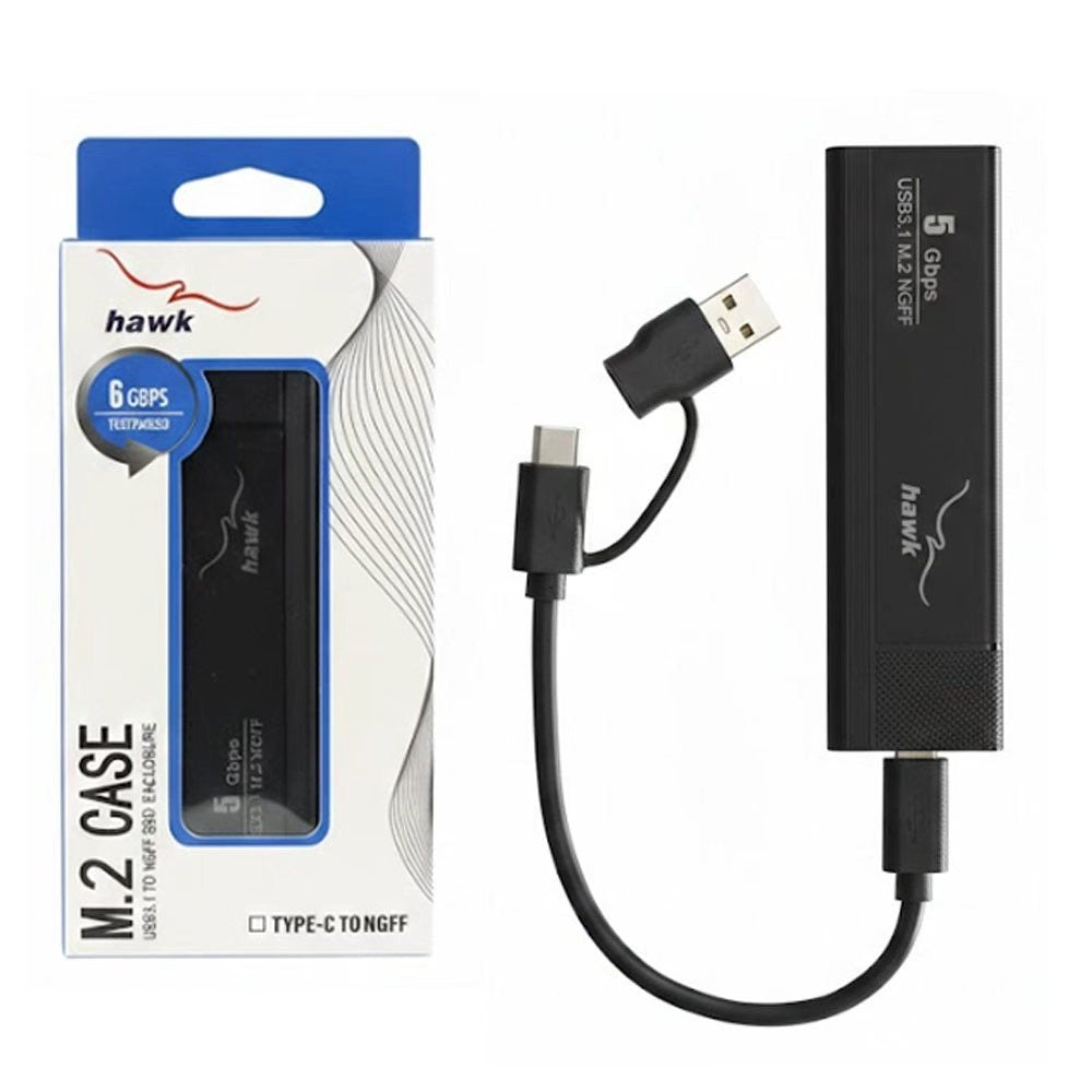 HAWK USB 3.1 To NGFF SSD M.2 Case